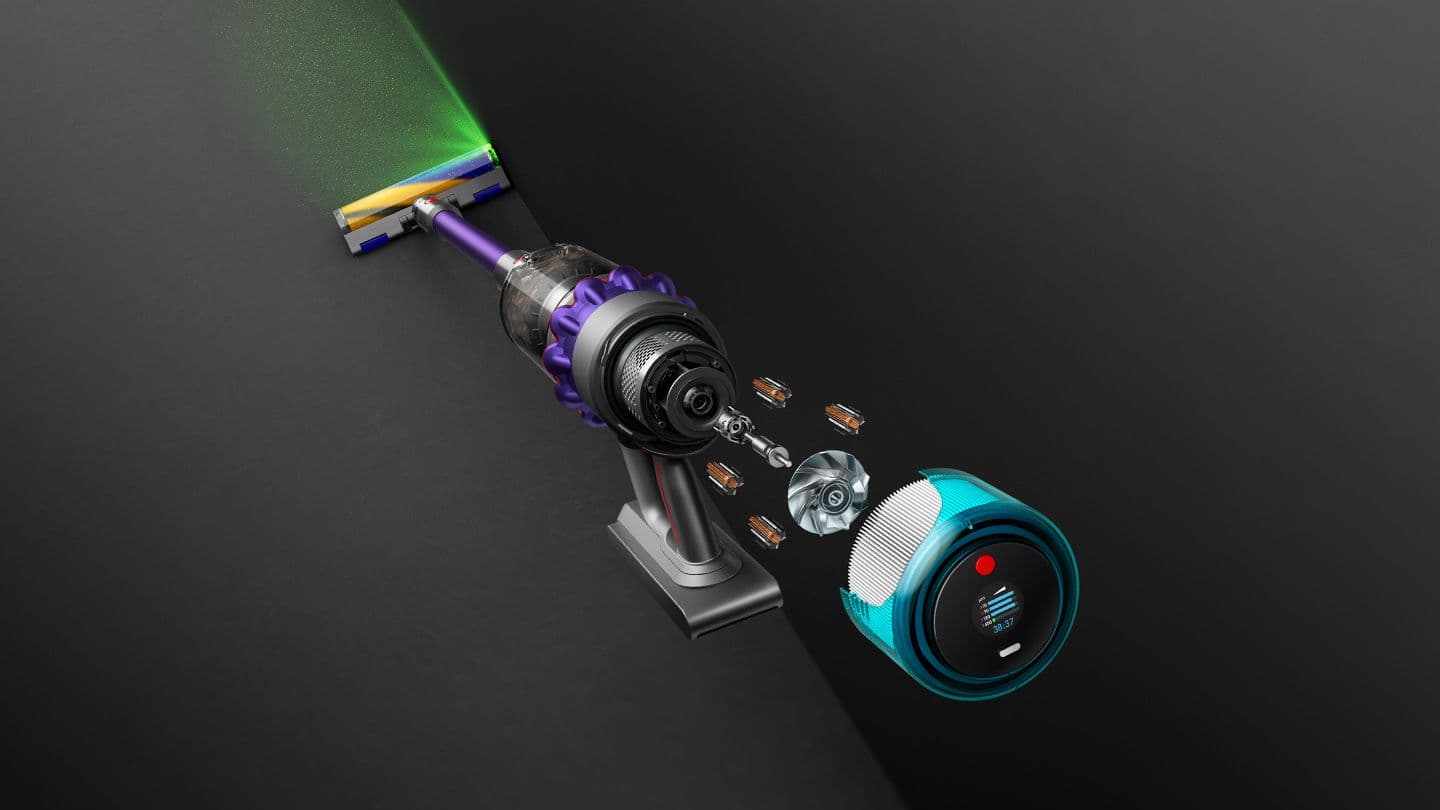 Dyson Gen5detect™ Absolute Aspirador Sem Fio - Níquel/Púrpura