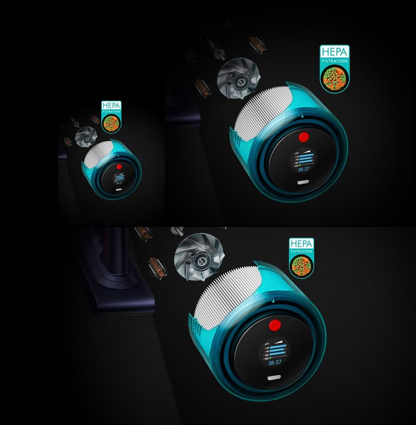 Filtragem HEPA selada